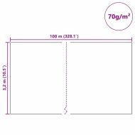 Флийс за защита на растения от замръзване Бяло 100 x 3,2 м