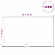 Флийс за защита на растения от замръзване Зелен 20 x 1,6 м