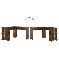 Ъглово бюро Димян дъб 140 x 113,5 x 75 см Инженерно дърво