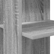 Ъглово бюро Сив Сонома 140 x 113,5 x 75 см Инженерно дърво