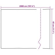 Статично прозорчно фолио Матов сив 45 x 2000 см ПВЦ