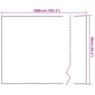 Фолио за прозорци Матов сив 90 x 2000 см ПВЦ