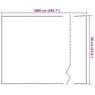 Статично прозорчно фолио 3D дъгов модел 60 x 1000 cm ПВЦ