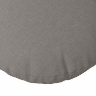 Възглавници за седалки 2 pcs Таупе Ø40 x 13 см текстил