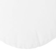 Възглавници за седалки 2 pcs Бяло Ø40 x 13 см текстил