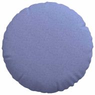 Възглавници за седалки 2 pcs Дънково син Ø80 x 29 см текстил