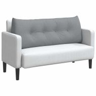 Възглавница за гръб Светлосиво 120 x 24 x 50 см текстил