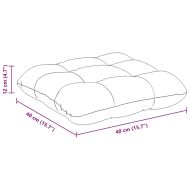 Възглавници за седалки 4 pcs Таупе 40 x 40 x 12 см текстил