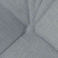 Възглавници за седалки 4 pcs Светлосиво 45 x 45 x 12 см текстил