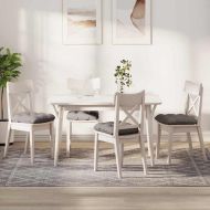 Възглавници за седалки 4 pcs Таупе 45 x 45 x 12 см текстил