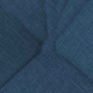 Възглавници за седалки 4 pcs Синьо 45 x 45 x 12 см текстил