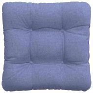 Възглавници за седалки 4 pcs Дънково син 45 x 45 x 12 см