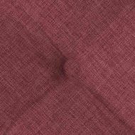 Възглавници за седалки 2 pcs Виненочервен 40 x 40 x 6 cm