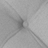 Възглавници за седалки 2 pcs Облачно сиво 40 x 40 x 6 cm