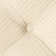 Възглавници за седалки 4 pcs Крем 40 x 40 x 6 cm