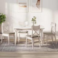 Възглавници за седалки 4 pcs Таупе 40 x 40 x 3 cm