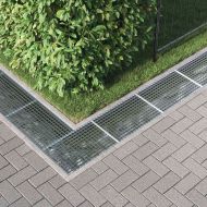 Решетка Сребрист 60 x 40 x 2 cm Горещо поцинкована стомана