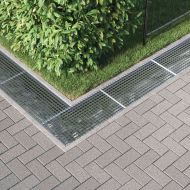 Решетка Сребрист 80 x 40 x 2 cm Горещо поцинкована стомана