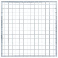 Решетка Сребрист 50 x 50 x 2 cm Горещо поцинкована стомана