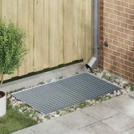 Решетка Сребрист 100 x 60 x 2 cm Горещо поцинкована стомана