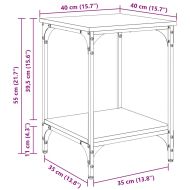 Масичка за кафе Старо дърво 40 x 40 x 55 см Инженерно дърво
