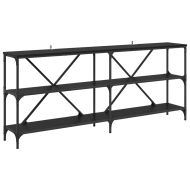 Конзолна маса Черния дъб 180 x 30 x 75 см Инженерно дърво