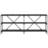 Конзолна маса Черния дъб 180 x 30 x 75 см Инженерно дърво