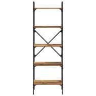 Библиотека Старо дърво 56 x 32 x 174 см Инженерно дърво