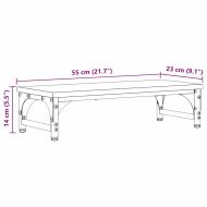 Стойка за монитор Старо дърво 55 x 23 x 14 cm Инженерно дърво