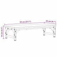 Стойка за монитор Черния дъб 55 x 23 x 14 cm Инженерно дърво