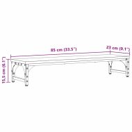 Стойка за монитор Дъб 85 x 23 x 15,5 cm Инженерно дърво