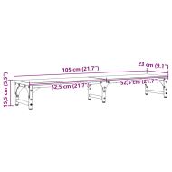 Стойка за монитор Старо дърво 105 x 23 x 15,5 cm