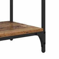 Конзолна маса Старо дърво 75 x 34,5 x 75 см Инженерно дърво