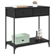 Конзолна маса Черния дъб 75 x 34,5 x 75 см Инженерно дърво