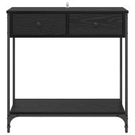 Конзолна маса Черния дъб 75 x 34,5 x 75 см Инженерно дърво