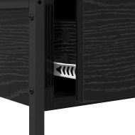 Конзолна маса Черния дъб 75 x 34,5 x 75 см Инженерно дърво