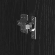 Висок шкаф Черния дъб 62 x 36 x 121,5 см Инженерно дърво