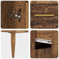 Служебен шкаф Старо дърво 69,5 x 34 x 90 см Инженерно дърво