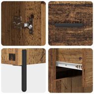 Служебен шкаф Старо дърво 69,5 x 34 x 90 см Инженерно дърво