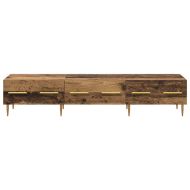 ТВ шкаф с чекмедже Старо дърво 150 x 36 x 30 см Инженерно дърво