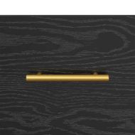 ТВ шкаф с чекмедже Черния дъб 150 x 36 x 30 см Инженерно дърво