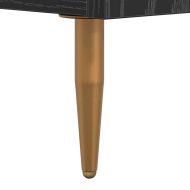 ТВ шкаф с чекмедже Черния дъб 150 x 36 x 30 см Инженерно дърво