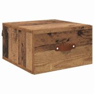 Стенен шкаф за нощно шкафче Старо дърво 35 x 35 x 20 см