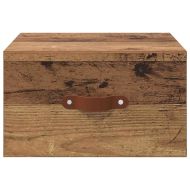 Стенен шкаф за нощно шкафче Старо дърво 35 x 35 x 20 см