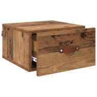 Стенен шкаф за нощно шкафче Старо дърво 35 x 35 x 20 см