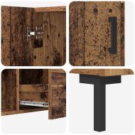 Служебен шкаф Старо дърво 100 x 36 x 60 см Инженерно дърво