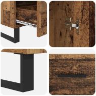 Висок шкаф Старо дърво 69,5 x 30 x 115 см Инженерно дърво