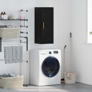 Стенен шкаф Черния дъб 34,5 x 34 x 90 см Инженерно дърво