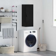 Стенен шкаф Черния дъб 34,5 x 34 x 90 см Инженерно дърво