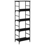 Рафт за книги Черния дъб 50 x 33 x 153 см Инженерно дърво